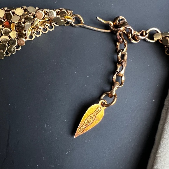 Vintage Whiting & Davis mech Necklace - Picture 7 of 10